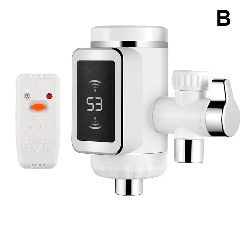 

Free Installation Lever Electric Hot Faucet with Digital Display for Kitchen Bathroom --M25