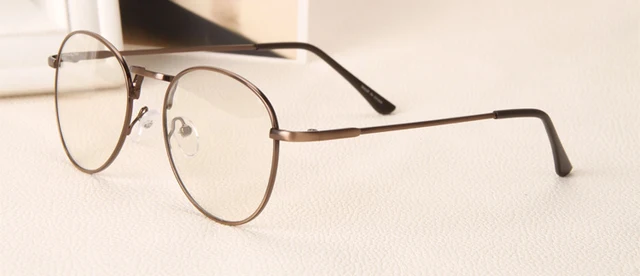 Vintage Clear Lens Anti Fatigue Women Brand Design Men Glasses Round 
