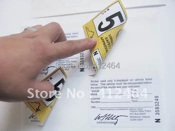 

double side label/sticker both sides printed adhesive stickers