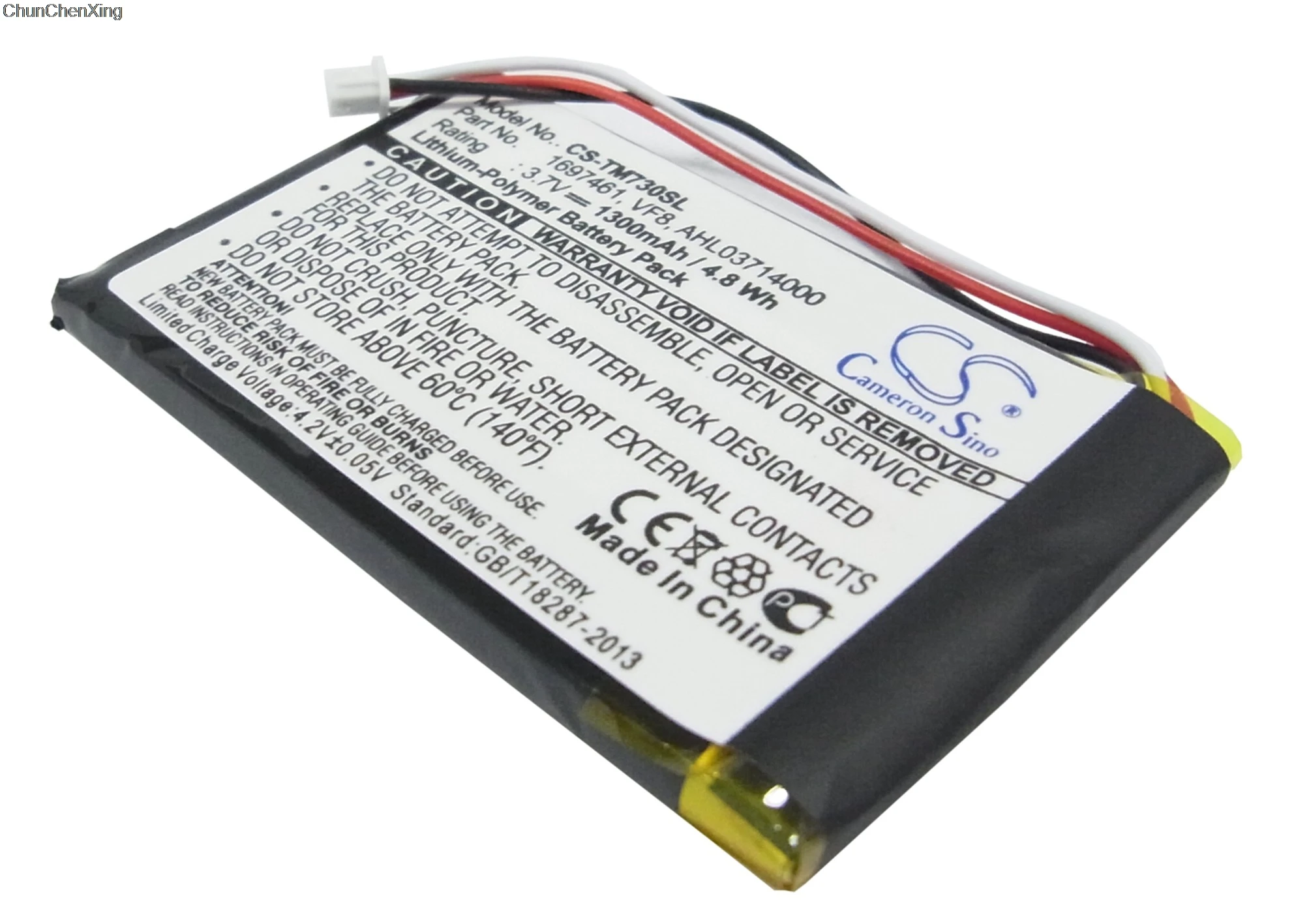 Кэмерон Sino 1300mAh аккумулятор 1697461, AHL03714000, VF8 для TomTom Go 530 Live, 630630 T, 720730730 T, go 930930 T, SatNav