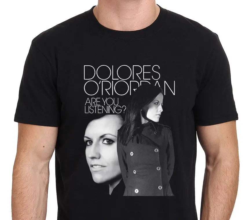 Dolores O'Riordan The Cranberries Are you Listening Tshirt Men's Size