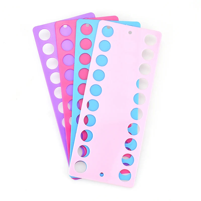 Bulk 4pcslot Mix Colors Cross Stitch Row Line Tool Organizer 20 Positions Thread Embroidery Sewing Tools Accessories For Women  (3)