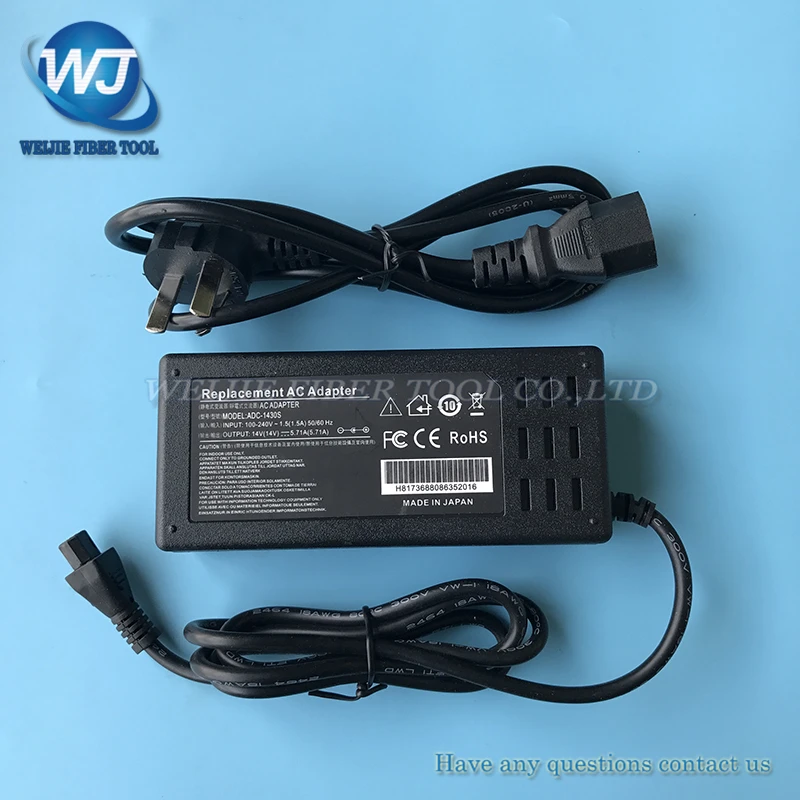 

T71C T81C T-Z1C T600C T-400S Type-81c Type-71c TYPE-Q101-CA/CA+ Optical Fiber Fusion Splicer Power Adapter charger ADC-1430