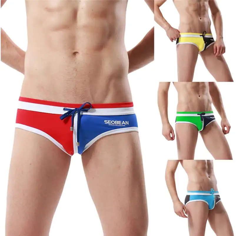 mens posing swimwear