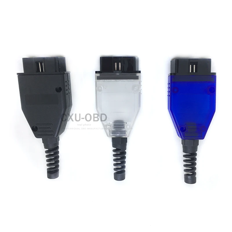 

FREE Shipping OBD2 EOBD 2 16 pin male connector J1962 Wholesale &Retail OBD Male Plug OBD2 16Pin transparent / blue/ black