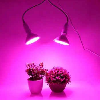 

4W Seedling Flower Vegetable Lights High Quality 2835 Chip Plant Growing Lights Bulbs for Plant Growth PVC E27 Glowing Lamp