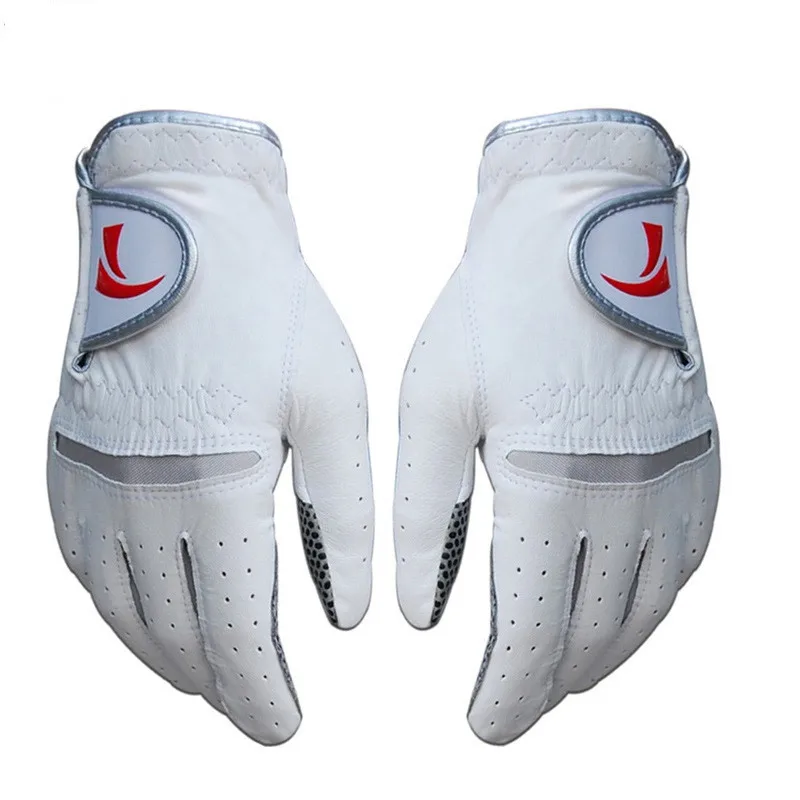 Luvas de Golfe dos Homens de Couro Resistente ao Desgaste Luvas de Golfe Acessórios para Masculino Respirável Antiderrapante Protetor Solar Esporte D0635 1 Pçs
