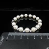 New Luxury Jewelry Wedding Wide 6 Row Pearl Bracelets Bangles For Women Crystal Female Hand Bracelet Charms Silver Color Braclet ► Photo 3/6