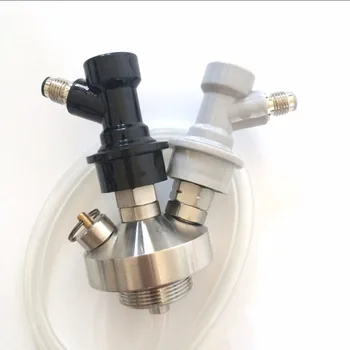 

homebrew 304 Stainless Steel beer growler spear with ball lock kits