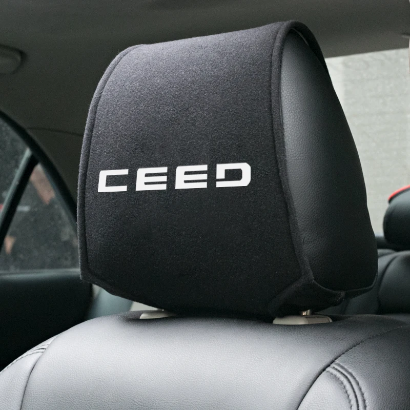 

1PCS Hot car headrest cover fit for KIA Ceed Rio k3 k5 Forte Sorento Sportage R Accessories Car Styling
