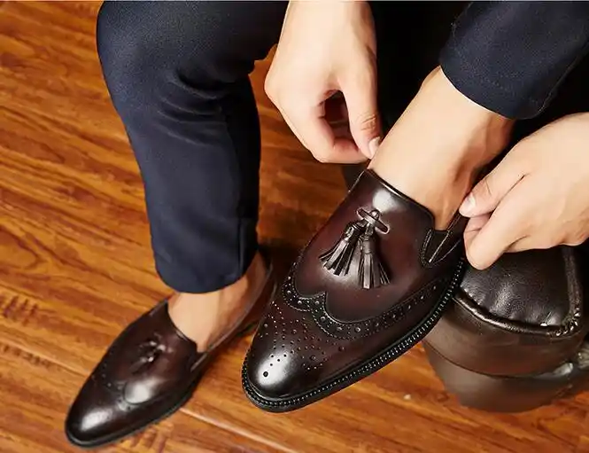 tassel loafers with tuxedo