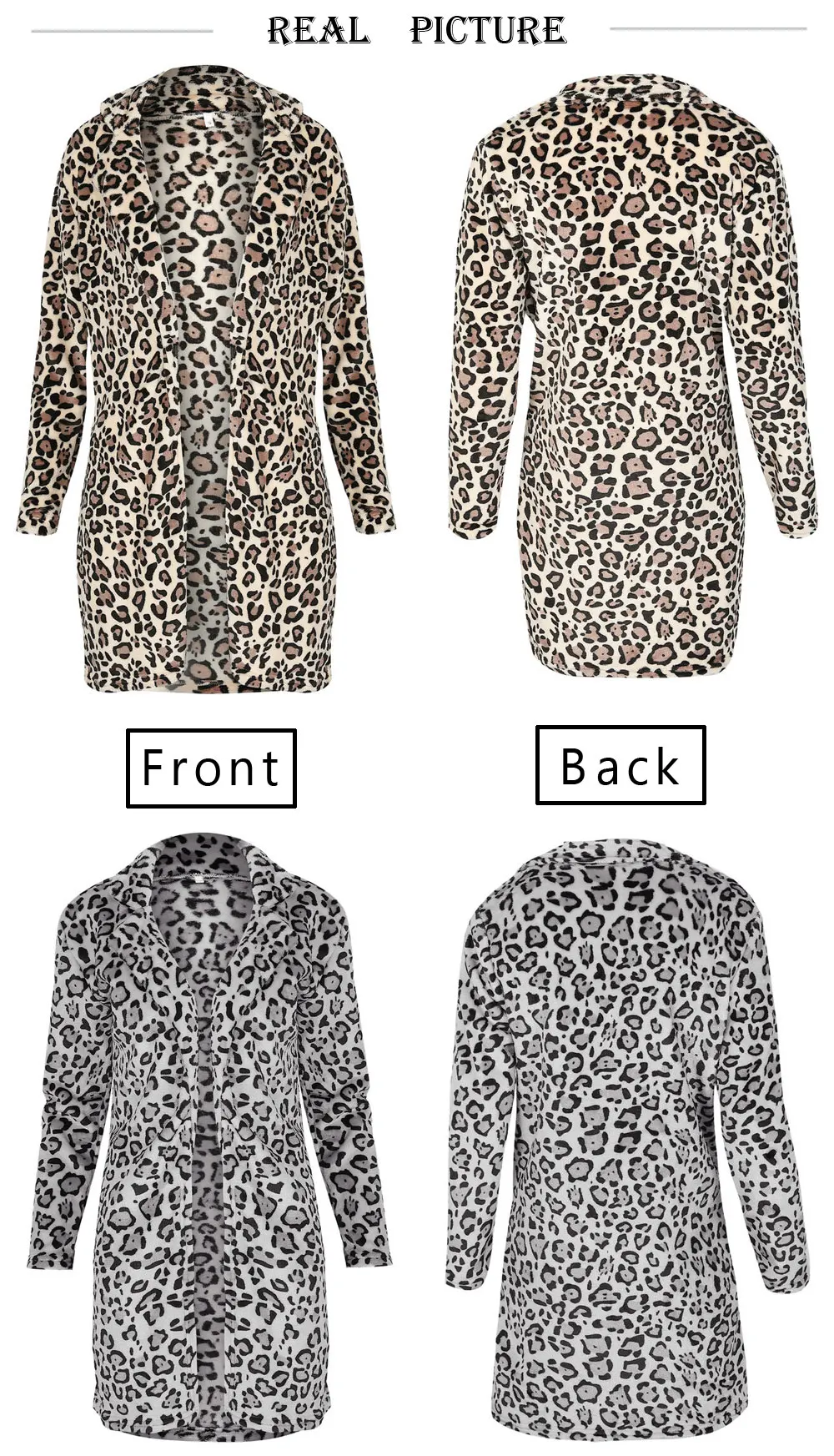 Зимнее пальто Женская куртка верхняя одежда из искусственного меха теплое флисовое пальто уличная одежда с животным принтом женский кардиган верхняя одежда с леопардовым принтом