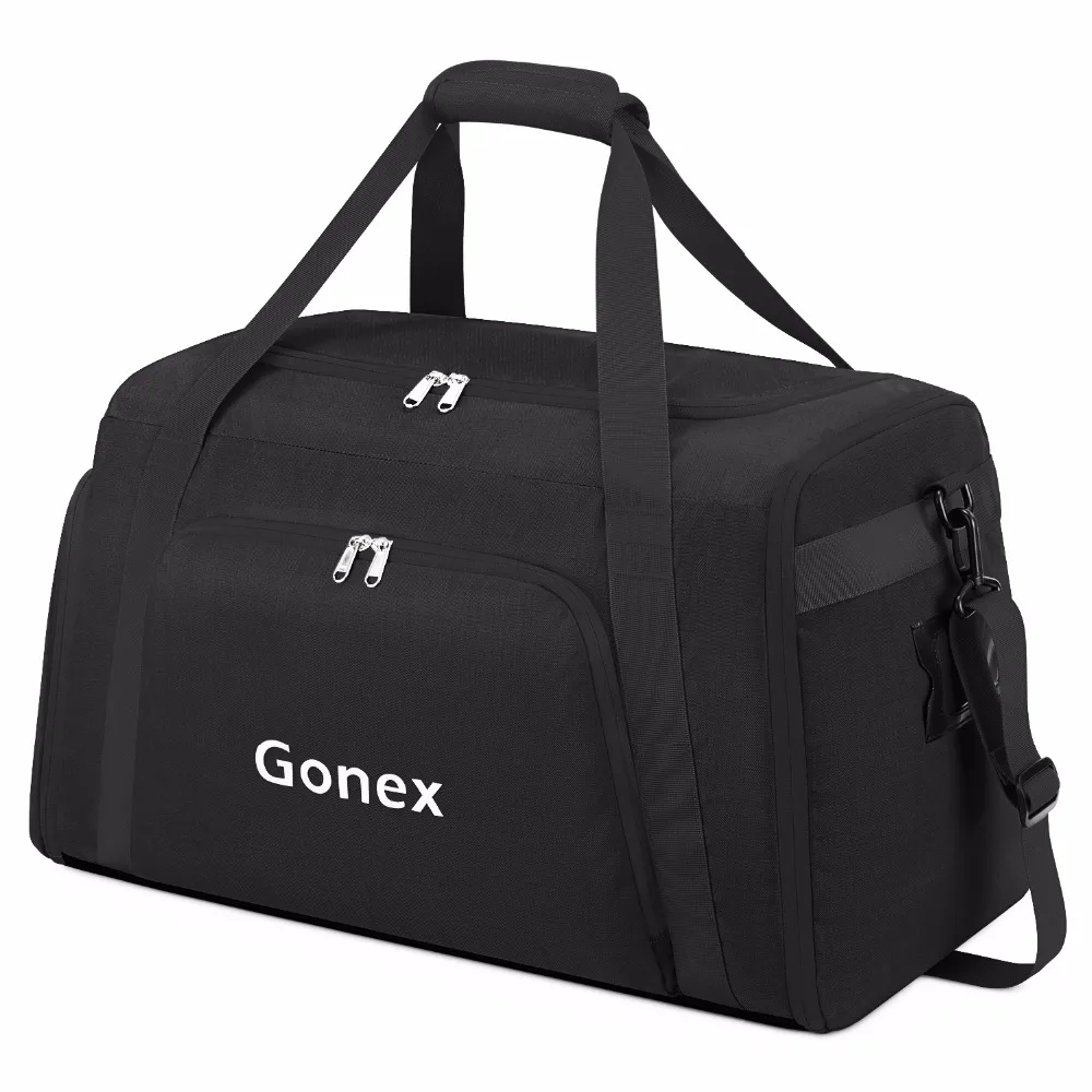 GONEX 60L Портативная сумка для путешествий Большая вместительная багажа удобная на