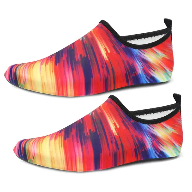 1 пара красочные плавание обувь унисекс нескользящие носки для девочек Пляж Бассейн сёрфинг Йога не поглощающие воды легкий аксессуары для плавания - Цвет: Бордовый