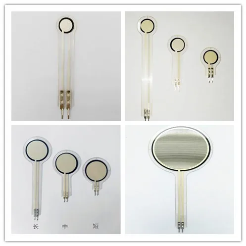 0-5KG 3-10KG 10-30KG 20-50KG 10mm 20mm Single point Piezoresistive type flexible thin film pressure sensor two-sided induction |