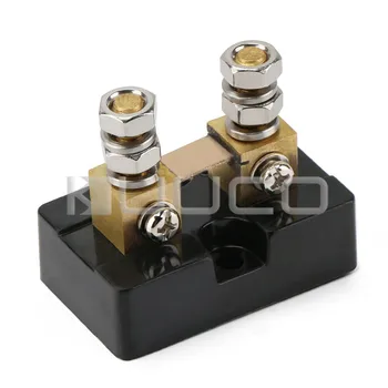 

100A 100mV Current Shunt Resistor Anti-Rust Metal Electric Shunt Resistance Resistor Kit for Ammeter Amp Current Tester Gauge