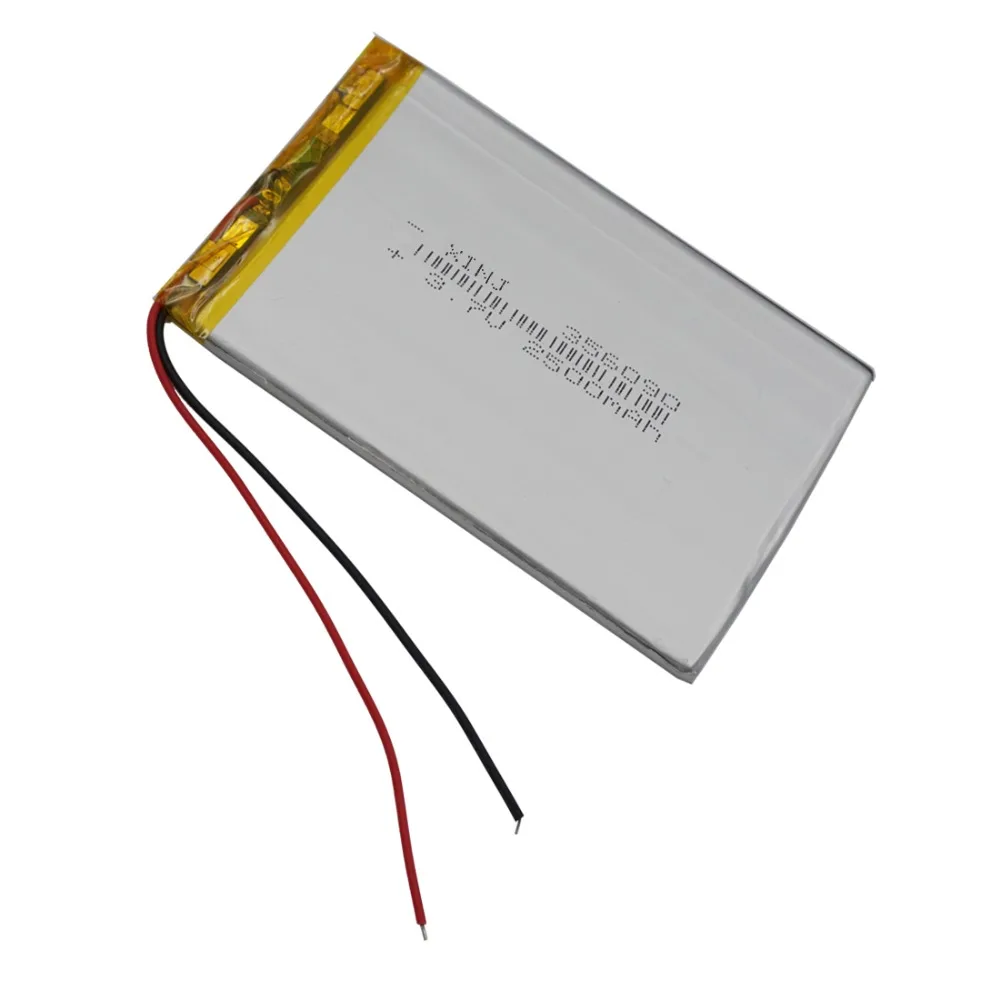 

XINJ 3.7V 2500mAh Lithium Polymer lipo Battery Li ion 356090 For Plate PAD phone Set tv box E-book MID Portable DVD Tablet PC