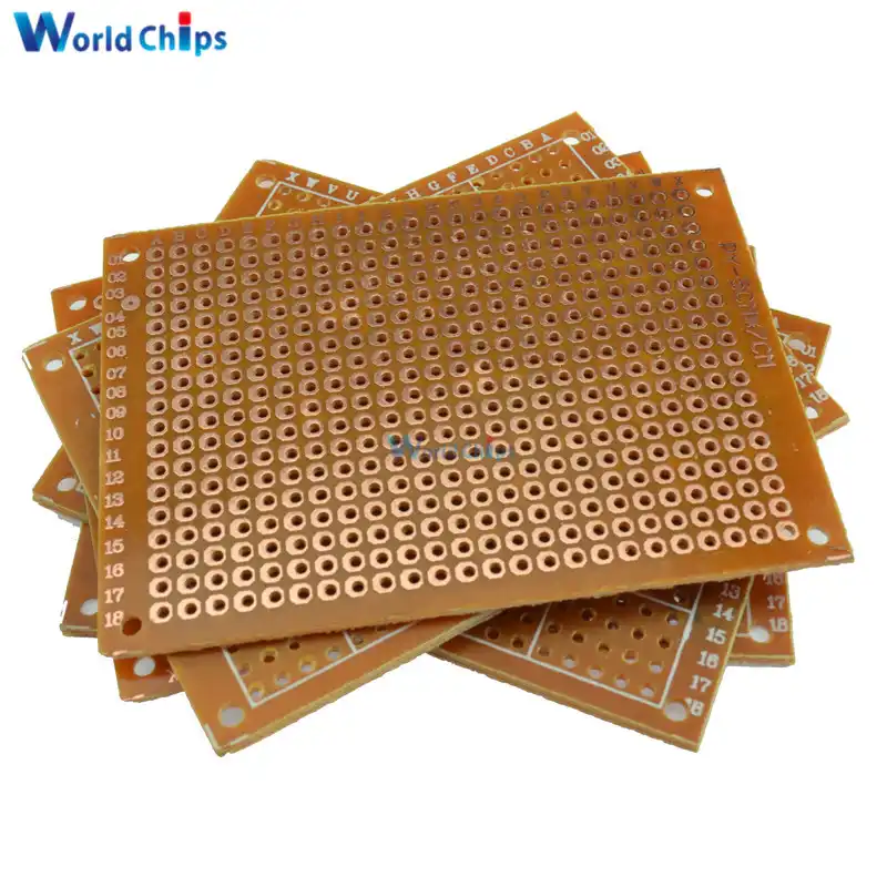 DIY Прототип Бумага PCB универсальный совет 5*7 см см|Двусторонняя печатная плата| |