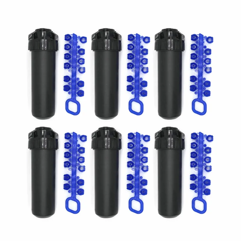 

6pcs Set Nozzles Sprayer Water Outlets Parts Irrigation Gardening Tool Lawn Sprinklers Tool