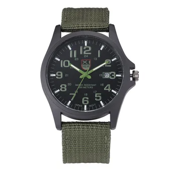 

Brand XINEW 2228 Nylon Strap 4cm Round Dial Military Watches Men Original Russian Army Calendar Casual Quartz Watch Montre Homme