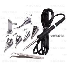 WP80 паяльник карандаш и 6 шт. LT серии паяльник советы для WD1000 паяльная станция
