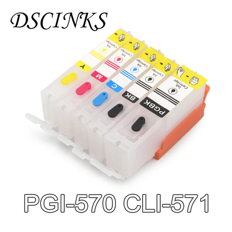 PGI 570 CLI 571 картридж многоразового использования для Canon MG5750 MG5751 MG5752 MG5753 MG6850 MG6851 MG6852