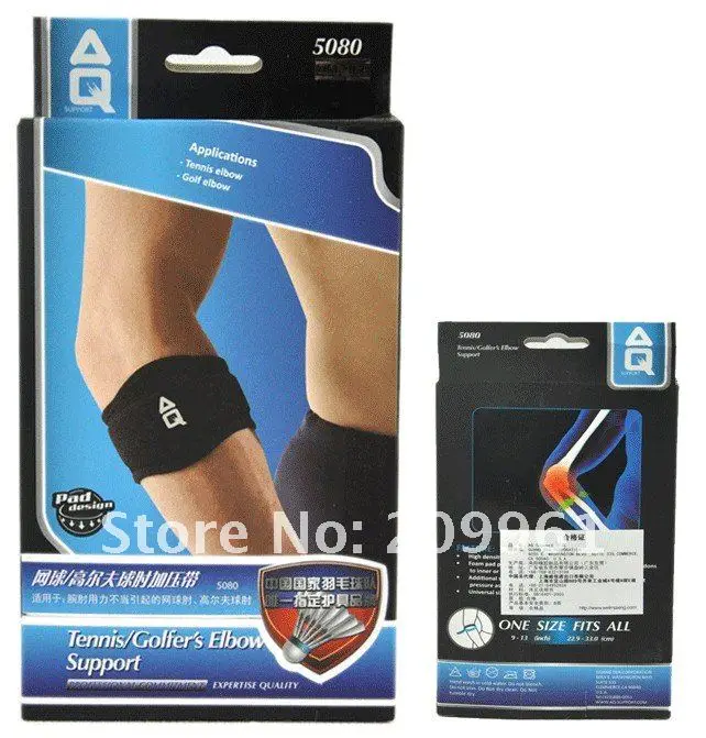 5080 Pro теннис Баскетбол ракетки для бадминтона. мяч Поддержка локтя Protector Pad гвардии ремень