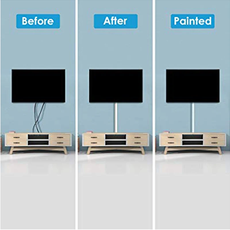 45 × 12ミリメートルテレビケーブルコンシーラーコードカバー