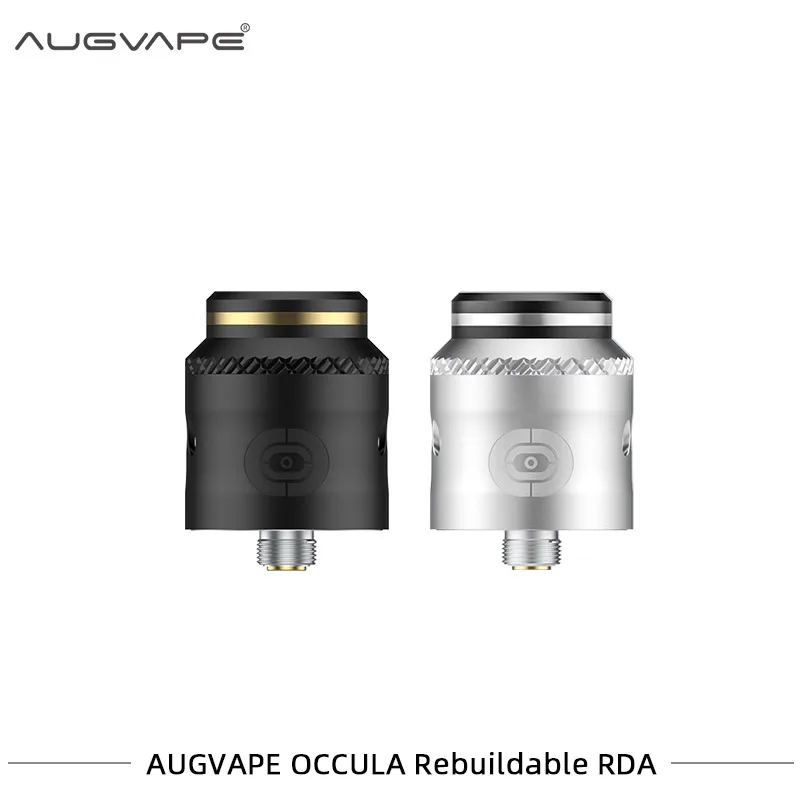 

Original Electronic Cigarettes Tank AUGVAPE OCCULA RDA with Single/Dual Coil & BF pin attached for squonker MODs E-cigs Vape