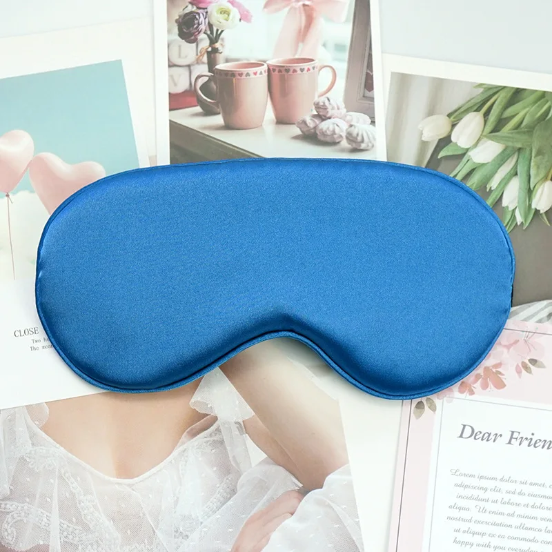 

2019 Hot Soft Silk Sleep Mask Sleeping Bandage Breathable Eye masks Shade Eyepatch Night Blindfold Relaxing Cover Aid Rest Tool