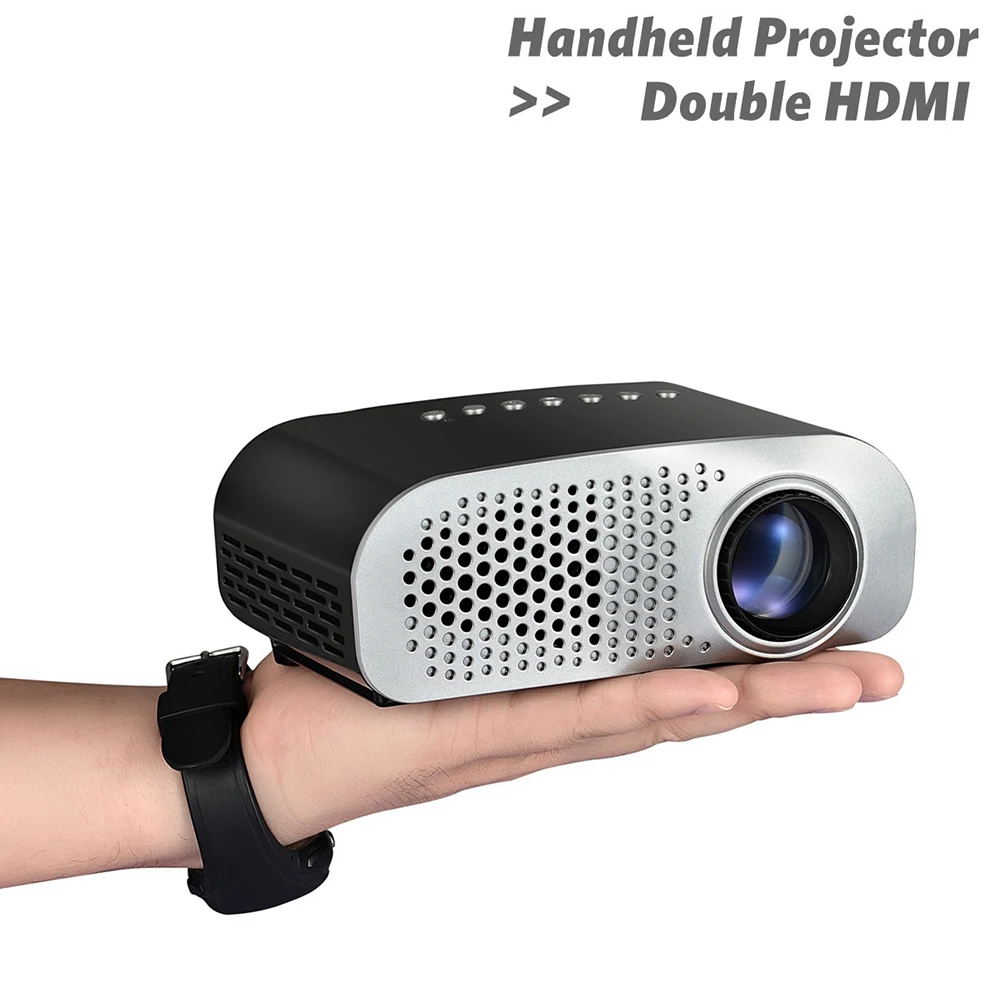 Портативный мини проектор LED Full HD 1080P Video Beamer 480*320 домашний кинотеатр LCD телевизор