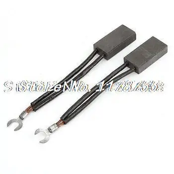 

2 Pieces 10mm x 20mm x 40mm Electric Motor Copper Carbon Brushes with Leads