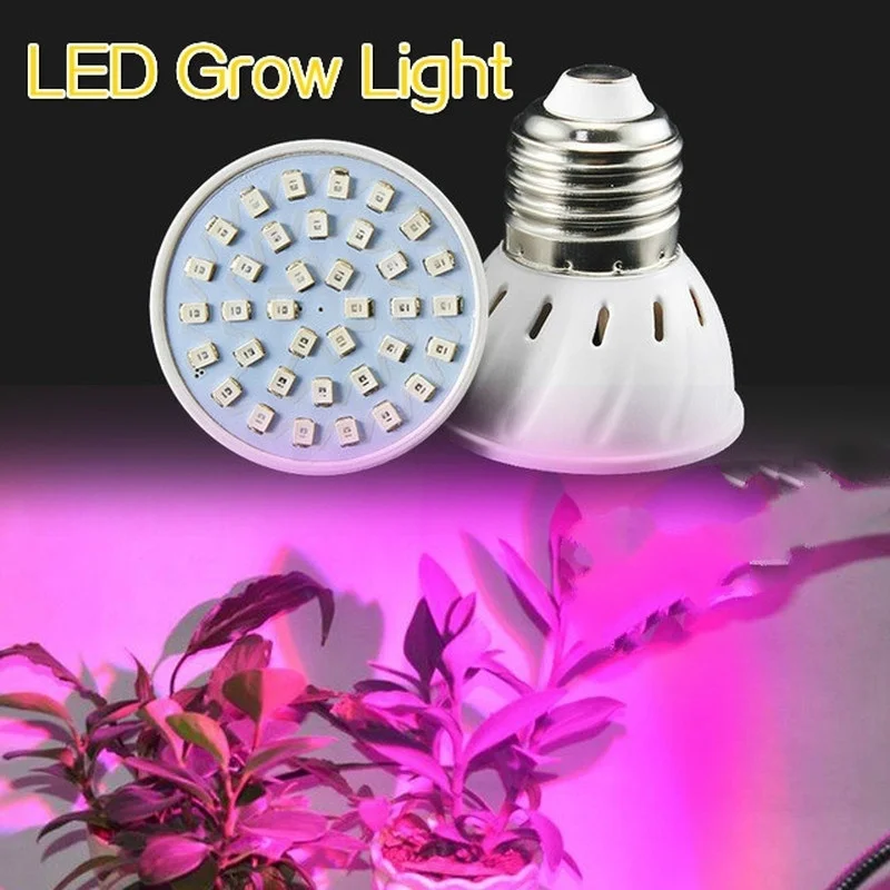 E27 72LED гидропонный цветок Выращивание овощей лампа 3 Вт растительный светильник Chimeneas