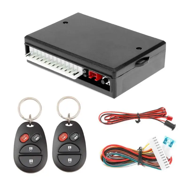 

VODOOL Universal Car Alarm System Remote Central Kit Auto Central Locking Door Lock Keyless Entry System VH13P W/ Remote Control