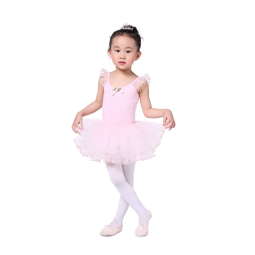 Valchirly/балетные колготки для девочек, детское платье-пачка из хлопка и лайкры, балетное платье, гимнастическое трико, балетное платье для малышей