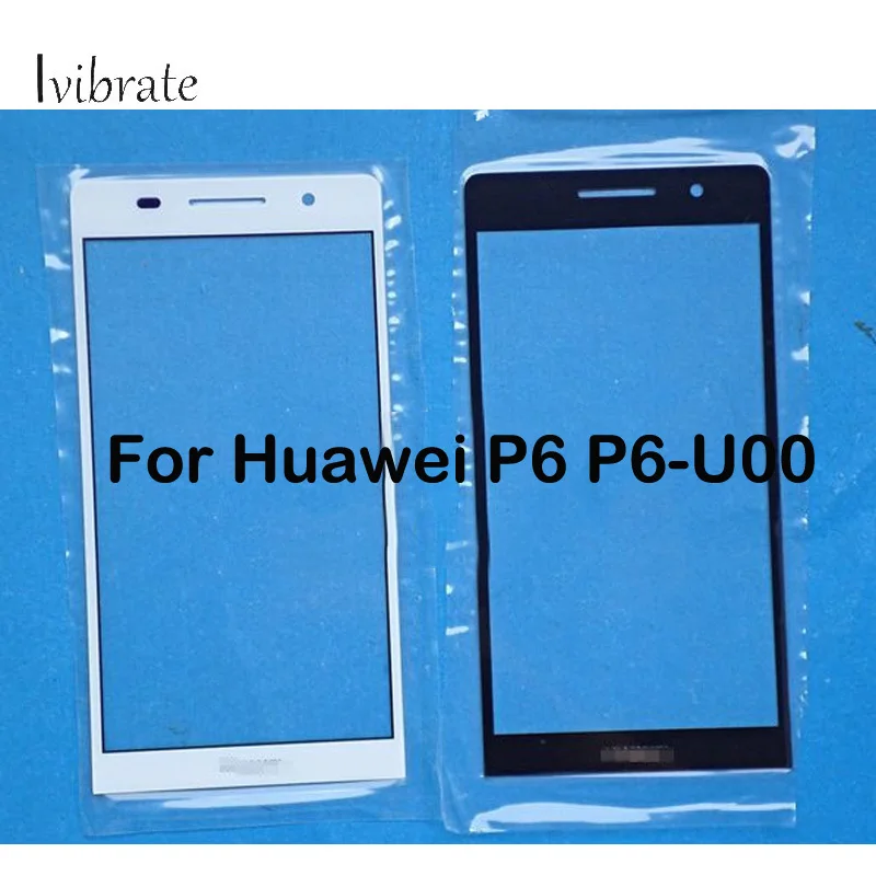 

A+Quality For Huawei Ascend P6 P6-U00 Touch Screen P 6 Digitizer TouchScreen Glass panel Without Flex Cable Replacement