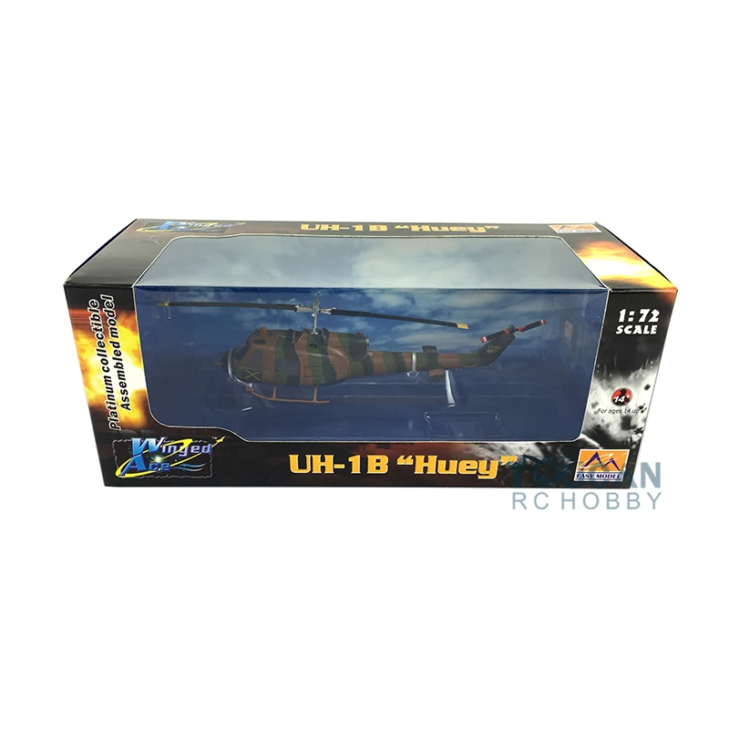 Easy Model 36910 1/72 U. S. Армия HU-1B вертолет кирпич-красный самолёт, Готовая модель