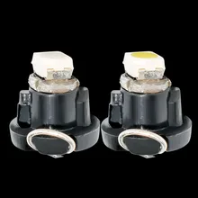 10 шт. T3 светодиодный 5050 SMD Автомобильная панель приборная панель лампа авто приборная панель индикатор потепления Клин светильник красный синий зеленый желтый 10X