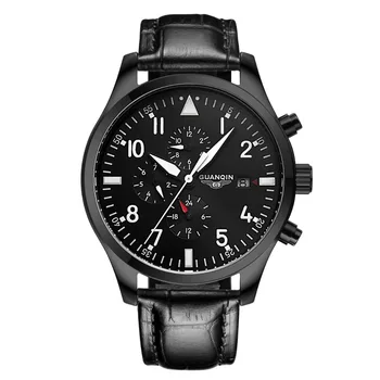 

Fashion Sport Watch Top Brand GUANQIN Multifunction Automatic Mechanical Watch Men 24 hours Calendar Luminous Swim Montre homme