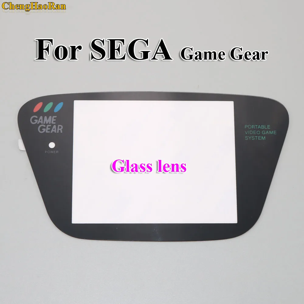 1 шт. стекло черного цвета для sega Game gear Замена протектор экрана GG дисплей объектив