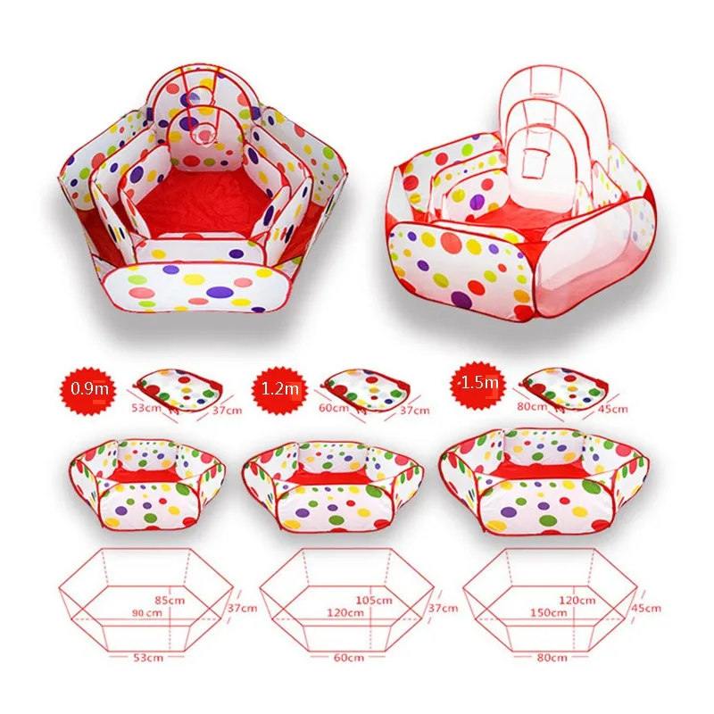 Tent-for-Kids-Children-Ocean-Ball-Pit-Pool-Baby-Play-Pools-Outdoor-Game-Hut-Pool-Play-Tents-With-Ball-Basket-TD0030 (1)