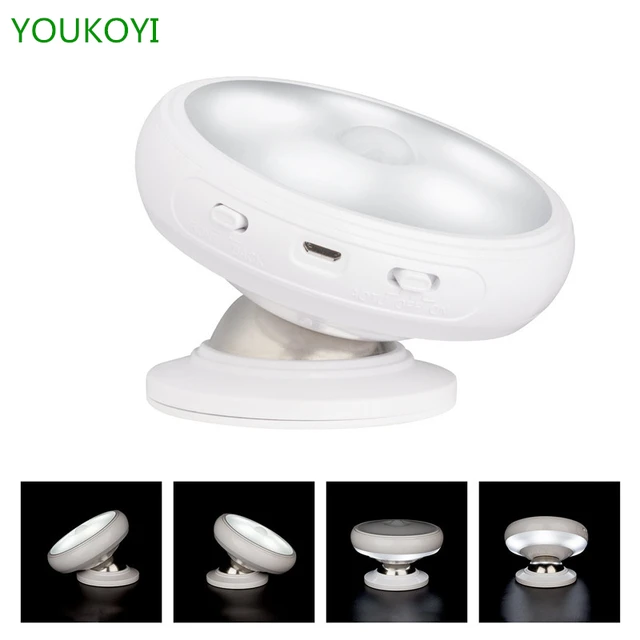 led night light motion sensor wireless usb rechargeable