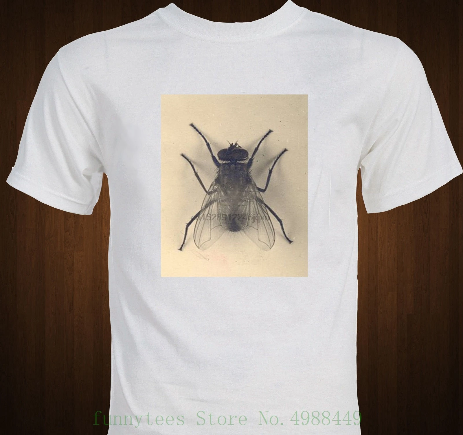 Уникальная футболка с энтомологией The Fly Insect Odd хипстерская летняя новая