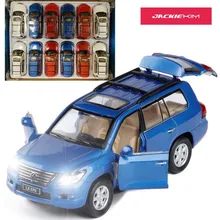 Высокая имитация 1:32 LEXUS LX570 роскошный внедорожный внедорожник сплав модель автомобиля коллекция игрушек для мальчиков лучшие подарки игрушки