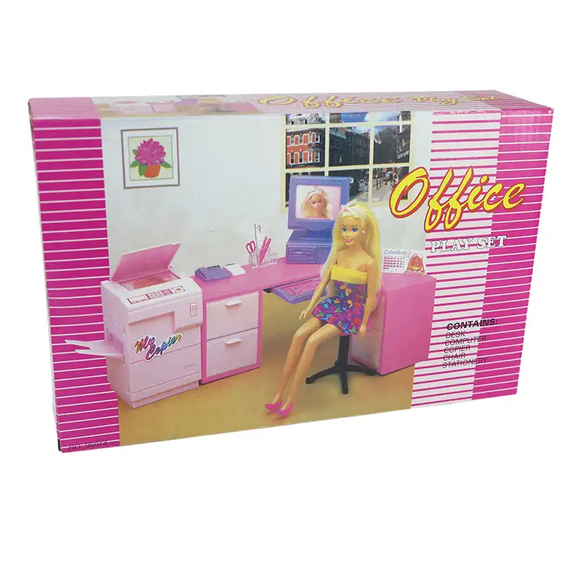 barbie office playset