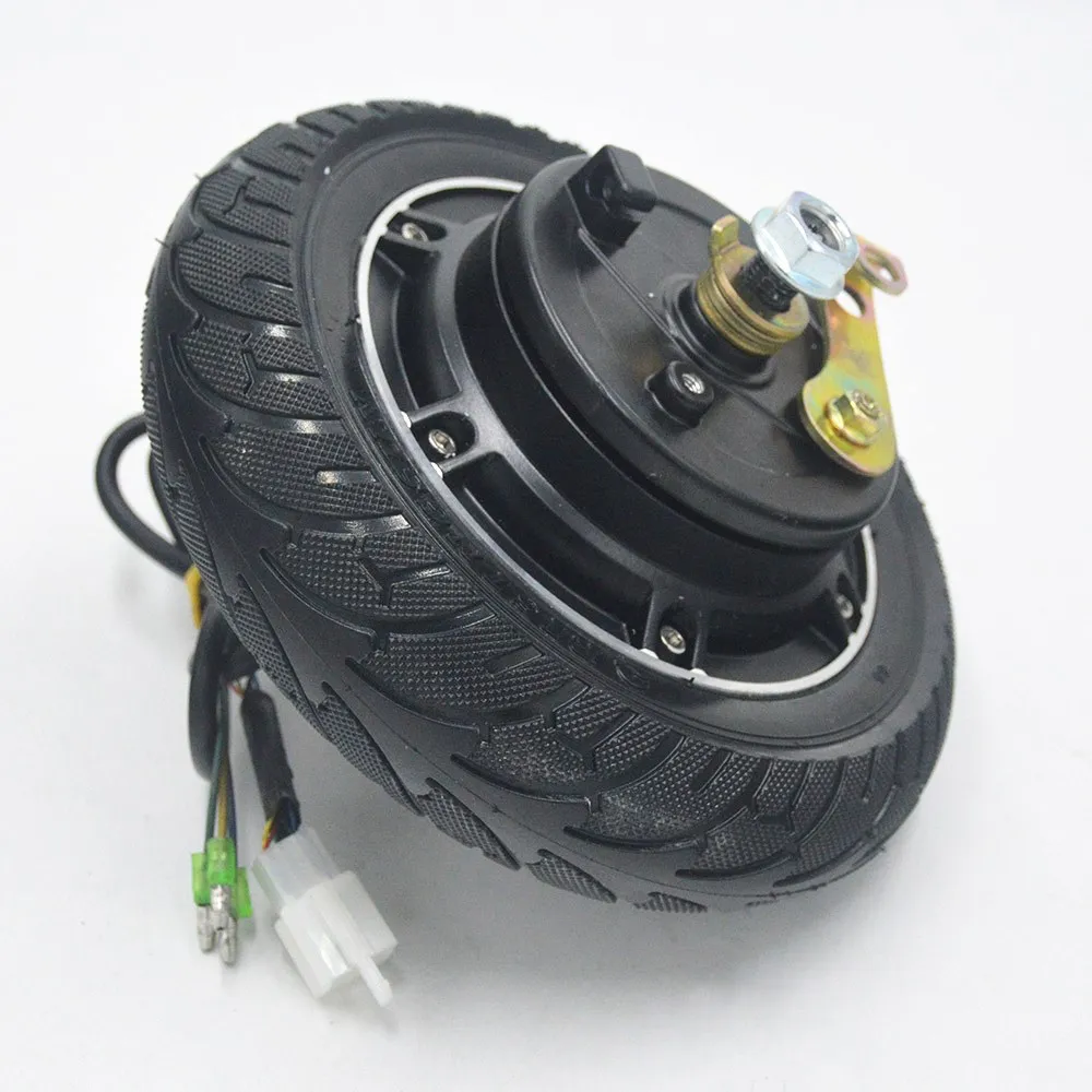 Cheap 24V 36V 48V 350W Electric Scooter motor Hub Wheel MOTOR Brushless Toothless Scooter Motor for 8inch electrice scooter Wheel 2