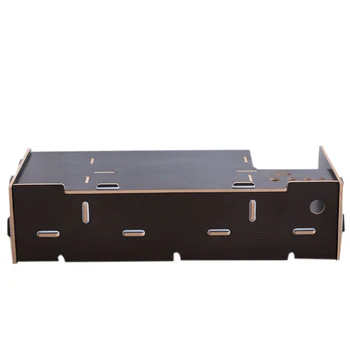 

Multi-Function Desktop Monitor Stand Computer Screen Riser Wood Shelf Plinth Strong Laptop Stand Desk Holder for Notebook Tv W