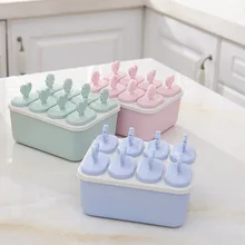 3 вида цветов из Мороженое форма для дома мультфильм Popsicle полка плесень здоровых детей еду домой