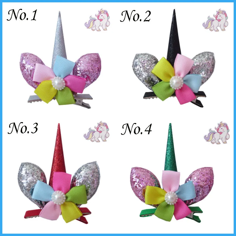 50 BLESSING Good Girl 4.5/" Princess Hair Bow Clip B L.O.L Rhinestone Baby