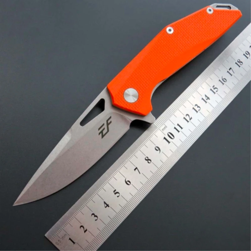 

folding knife EF37 flipper D2 blade G10 handle tactical camping hunting survival pocket knives cnc outdoor rescue EDC knifes